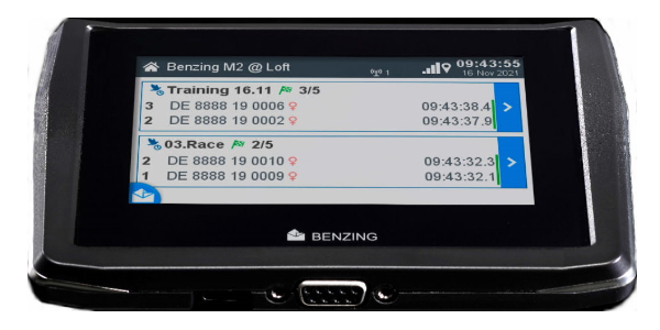 Benzing M2 Touchscreen Clock